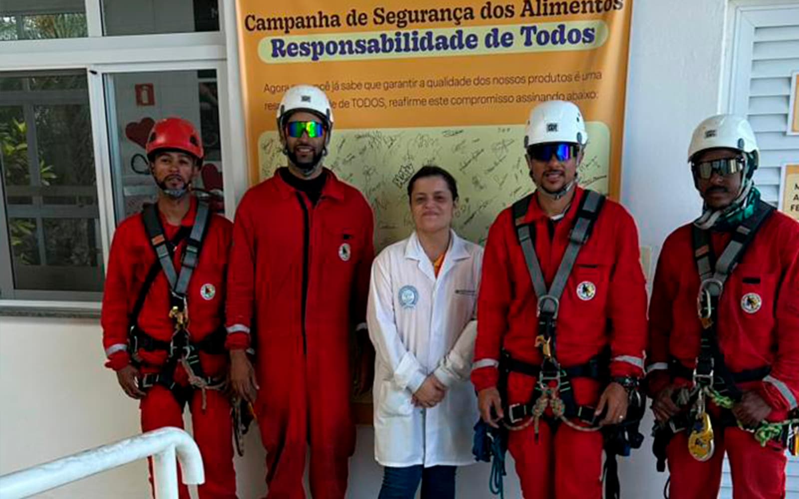 Normas e Segurança no Alpinismo Industrial realizado pela Evolution